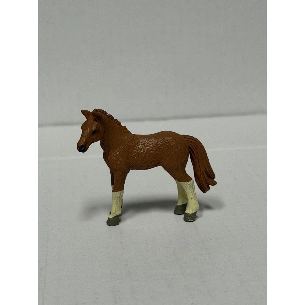 Lot Of 3 Mini Horse Figurines Foal Pony Farm Animal‎ Toy Plastic Replacement